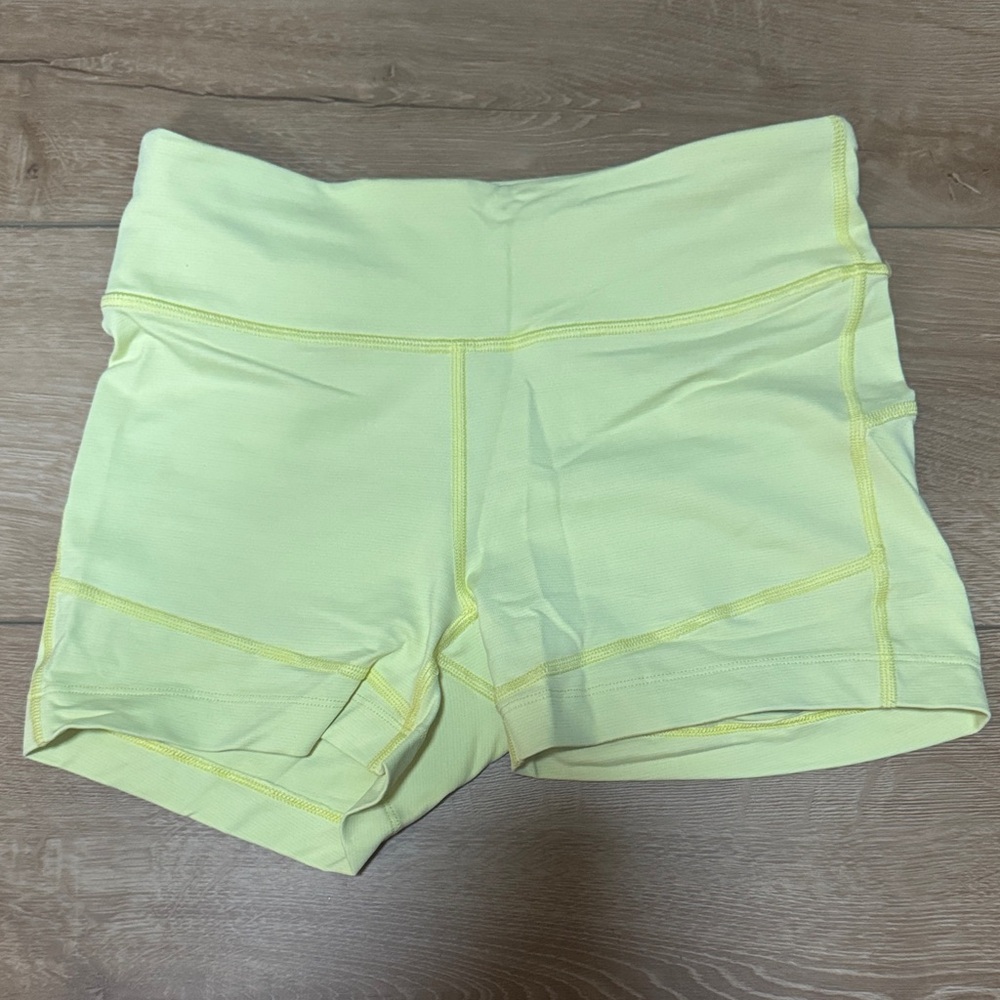 Outdoor Voices Lime Athletic Shorts